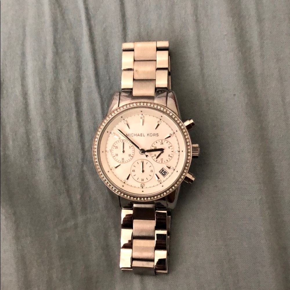 Silver Michael Kors watch